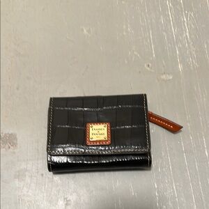 Black Crocodile Embossed Wallet
